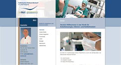 Desktop Screenshot of anaesthesie.klinikum-bochum.de