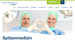 Desktop Screenshot of klinikum-bochum.com