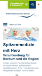 Mobile Screenshot of klinikum-bochum.com